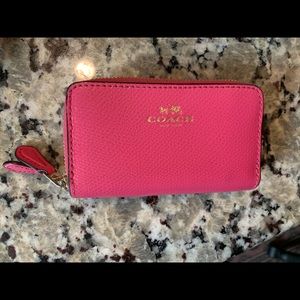PINK COACH WALLET
